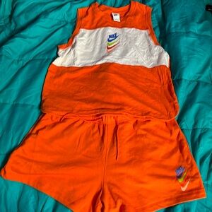 Nike shorts and tank set